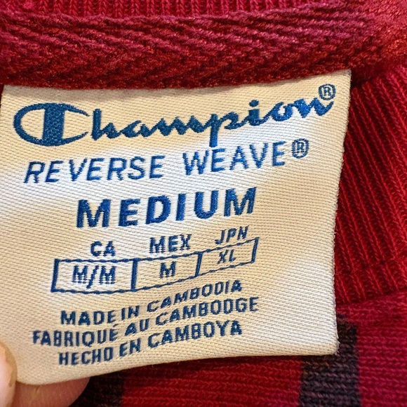 Champion Men's Reverse Weave crewneck sweatshirt size M - Picture 4 of 9